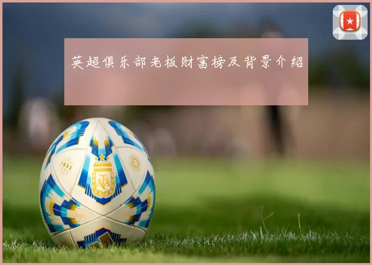 英超俱乐部老板财富榜及背景介绍